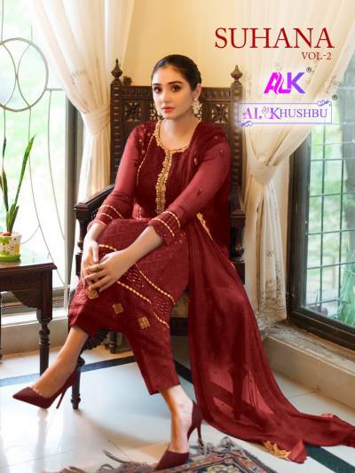 D.NO – 4017 (A/B/C) BY ALK HEAVY EMBROIDERY SALWAR KAMEEZ MANUFACTURER IN INDIA